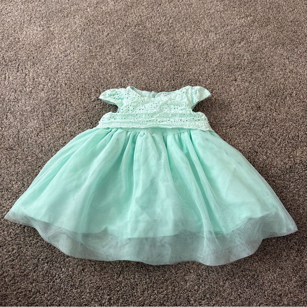 Light green just one you made by carters baby dress size 3 months